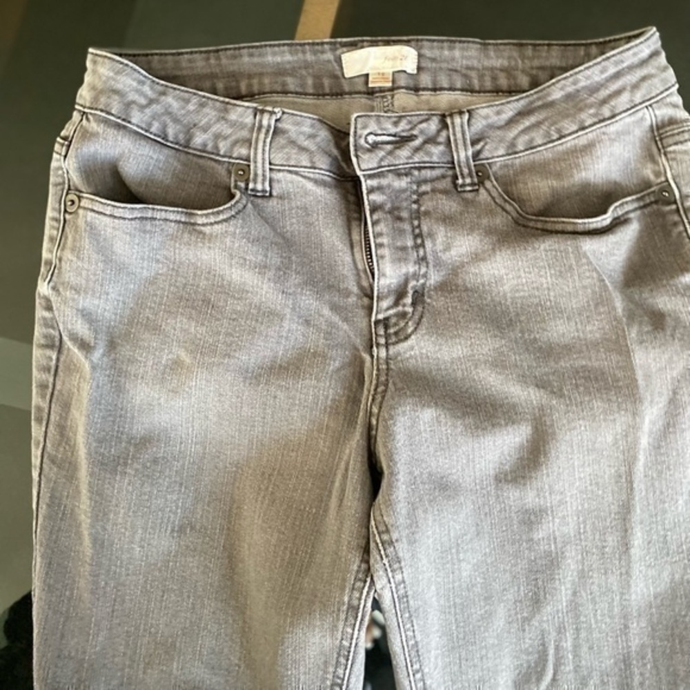 Straight leg jeans low cut